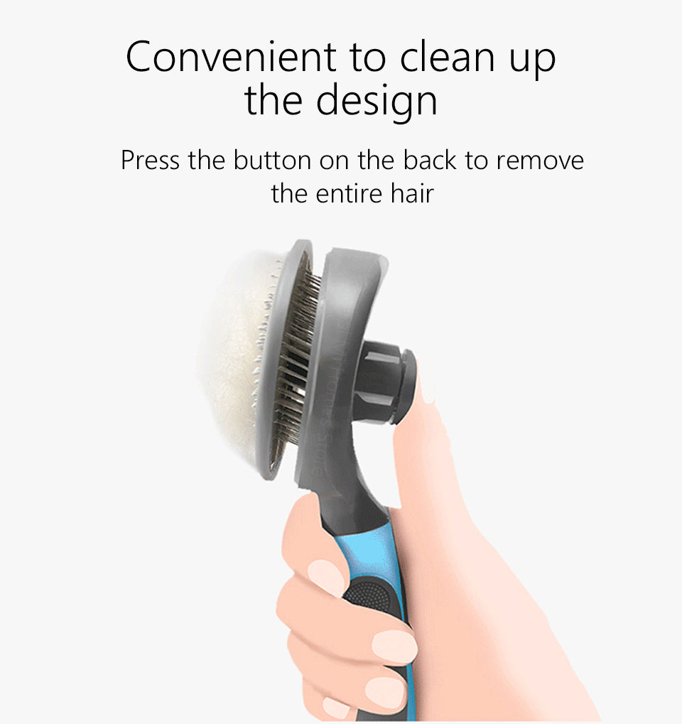 The Ultimate Self-Cleaning De-Shedding Brush