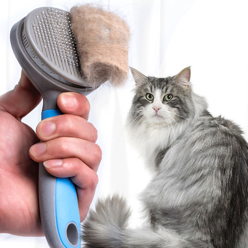 The Ultimate Self-Cleaning De-Shedding Brush